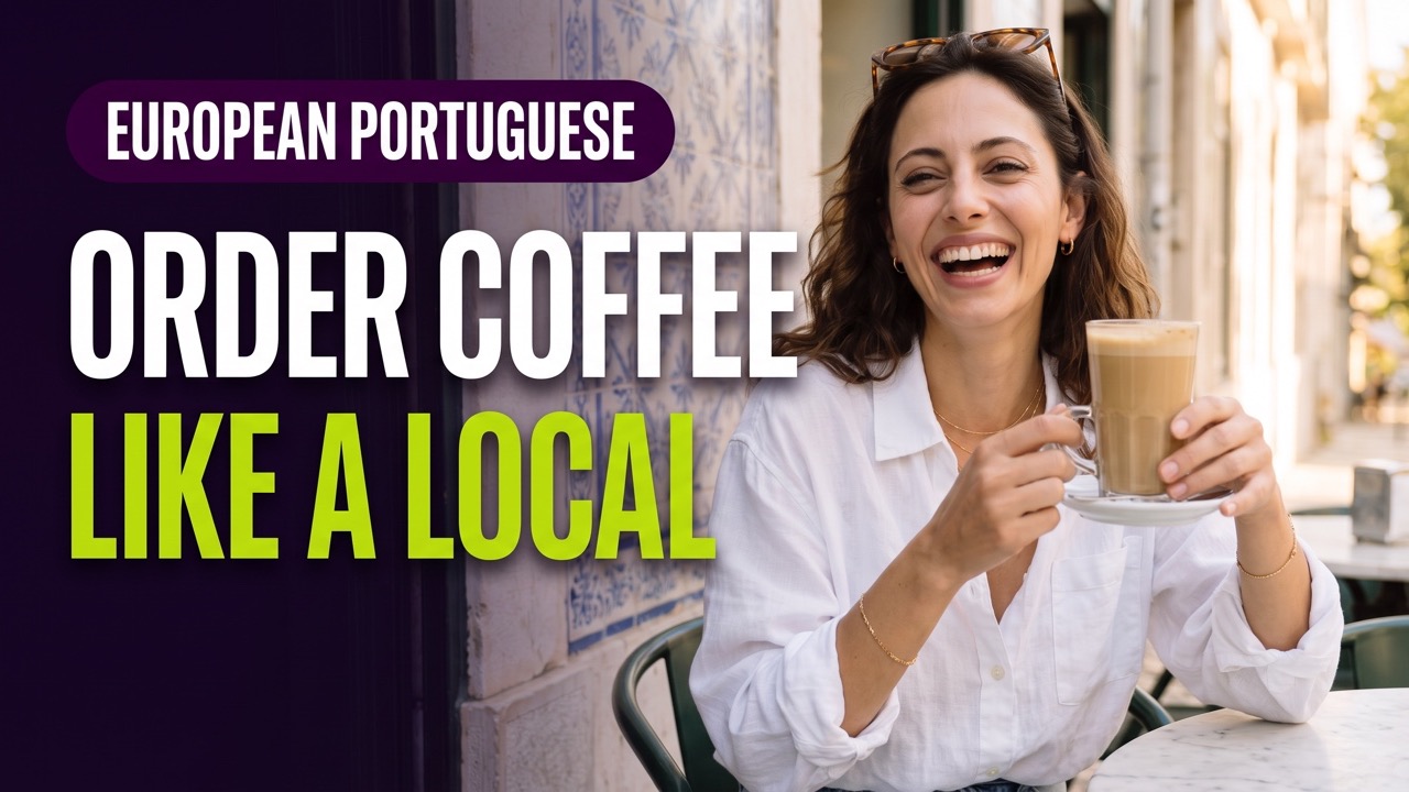 Order coffee in European Portuguese (and why it's in the past tense)